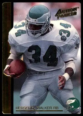 1992 Action Packed Rookie/Update Herschel Walker 65 Philadelphia Eagles