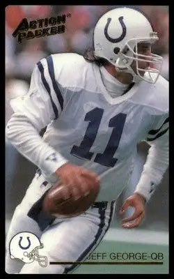 1992 Action Packed Rookie/Update Jeff George 74 Indianapolis Colts