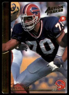 1992 Action Packed Rookie/Update John Fina RC 4 Buffalo Bills