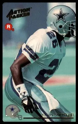 1992 Action Packed Rookie/Update Kevin Smith RC 28 Dallas Cowboys