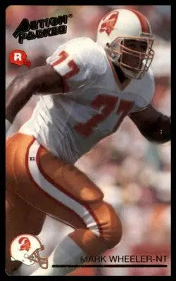 1992 Action Packed Rookie/Update Mark Wheeler RC 44 Tampa Bay Buccaneers