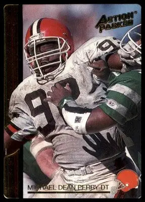 1992 Action Packed Rookie/Update Michael Dean Perry 77 Cleveland Browns