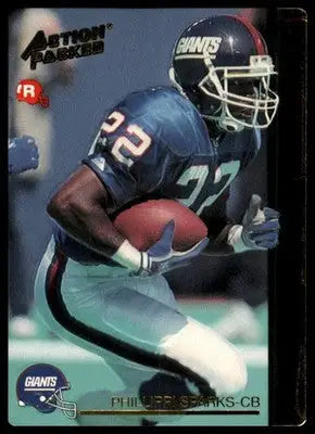 1992 Action Packed Rookie/Update Phillippi Sparks RC 48 New York Giants