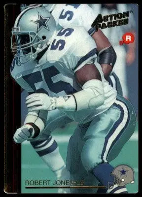 1992 Action Packed Rookie/Update Robert Jones RC 31 Dallas Cowboys