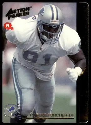 1992 Action Packed Rookie/Update Robert Porcher RC 7 Detroit Lions