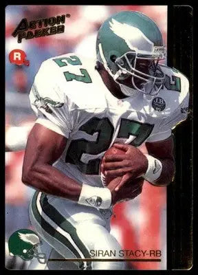 1992 Action Packed Rookie/Update Siran Stacy RC 14 Philadelphia Eagles