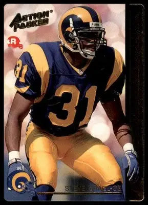 1992 Action Packed Rookie/Update Steve Israel RC 40 Los Angeles Rams