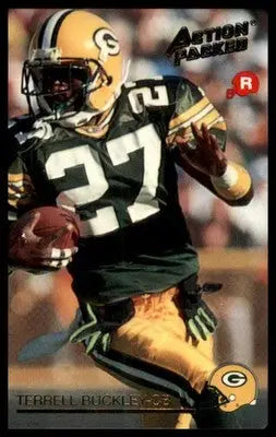 1992 Action Packed Rookie/Update Terrell Buckley RC 34 Green Bay Packers