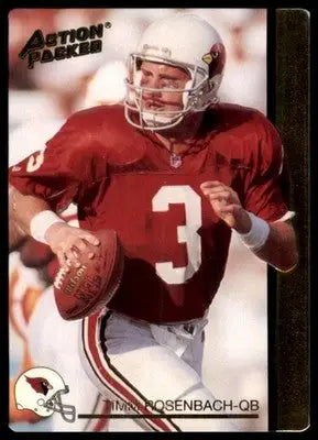 1992 Action Packed Rookie/Update Timm Rosenbach 64 Phoenix Cardinals