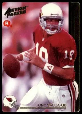1992 Action Packed Rookie/Update Tony Sacca RC 16 Phoenix Cardinals