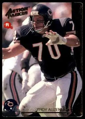 1992 Action Packed Rookie/Update Troy Auzenne RC 22 Chicago Bears