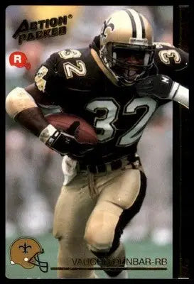 1992 Action Packed Rookie/Update Vaughn Dunbar RC 13 New Orleans Saints