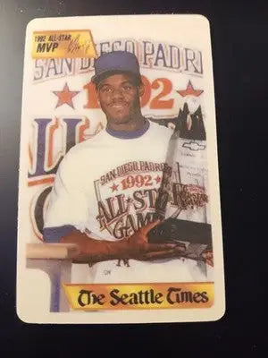 1992 Alrak Ken Griffey Jr. Golden Moments - Seattle Times delivery promo. RARE - Baseball Card Single