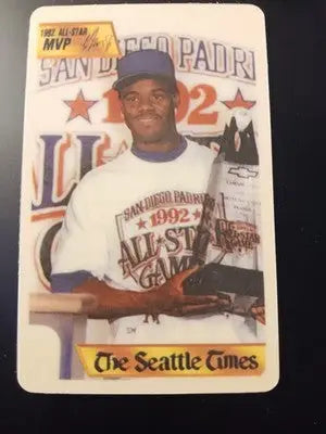 1992 Alrak Ken Griffey Jr. Golden Moments - Seattle Times delivery promo. RARE - Baseball Card Single