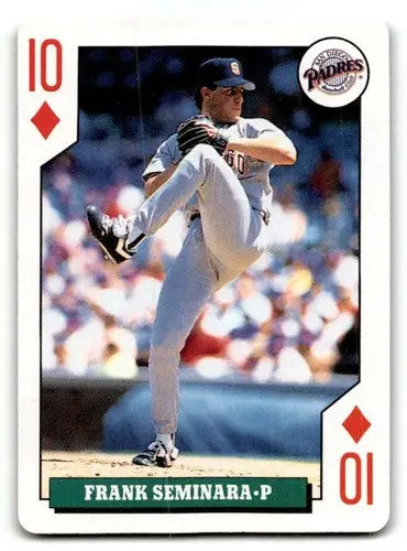 1992 Bicycle Rookies #10 Frank Seminara San Diego Padres Baseball Ca ID:62066 - Baseball Card Single