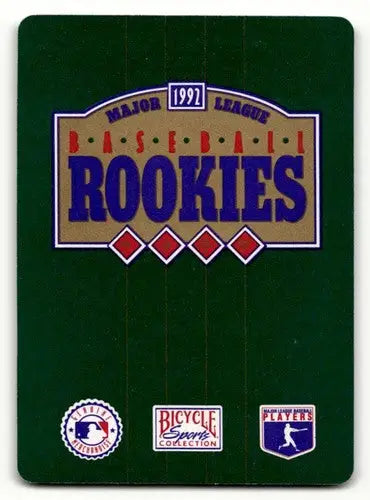 1992 Bicycle Rookies Butch Henry Houston Astros baseball card with original gloss