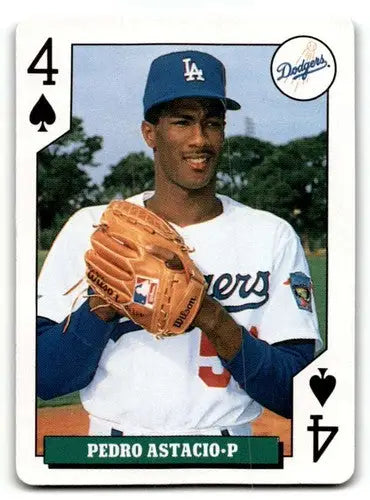 1992 Bicycle Rookies #4 Pedro Astacio Los Angeles Dodgers Baseball C ID:62062 - Baseball Card Single