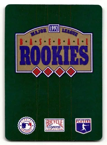 1992 Bicycle Rookies #5 Brian Williams Houston Astros Baseball Cards ID:62092 - Baseball Card Single