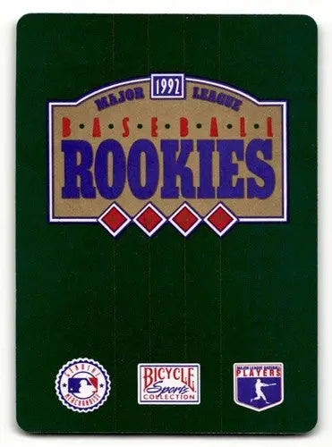1992 Major League Baseball Rookies Jeff Frye Texas Rangers trading card original gloss