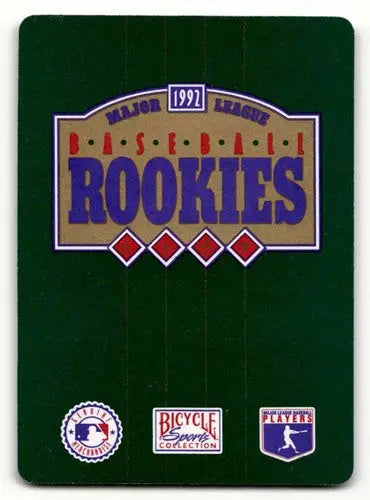 1992 Bicycle Rookies #7 John Doherty Detroit Tigers Baseball Cards N ID:62055 - Baseball Card Single