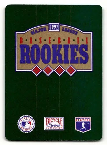 1992 Bicycle Rookies #9 Ruben Amaro Philadelphia Phillies Baseball C ID:62088 - Baseball Card Single