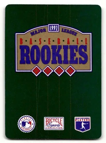 1992 Bicycle Rookies #K Chad Curtis California Angels Baseball Cards ID:62091 - Baseball Card Single
