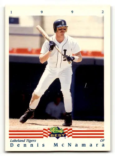 Vintage Dennis McNamara Lakeland Tigers baseball card from 1992 Classic Best series