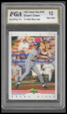 1992 Classic Best #348 Shawn Green Dunedin Blue Jays FGA GEM/MT 10 - Baseball Card Single