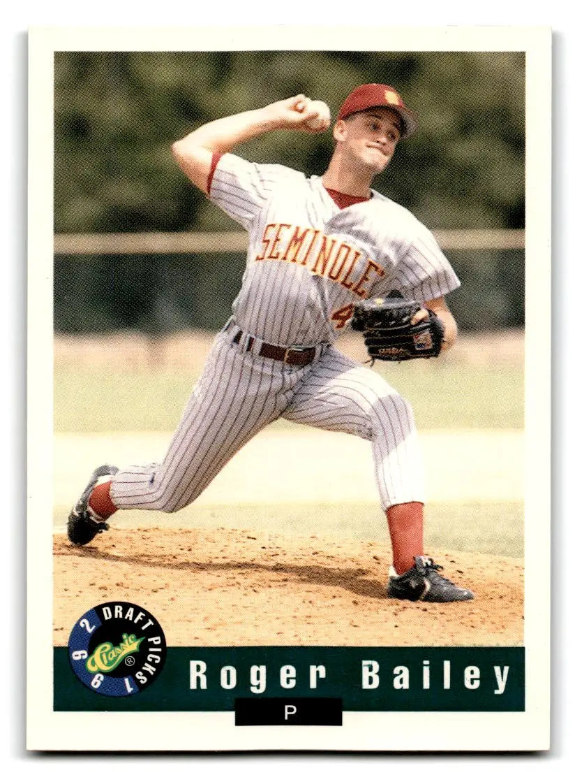 1992 Classic Draft Picks #71 Roger Bailey - Baseball Card Single