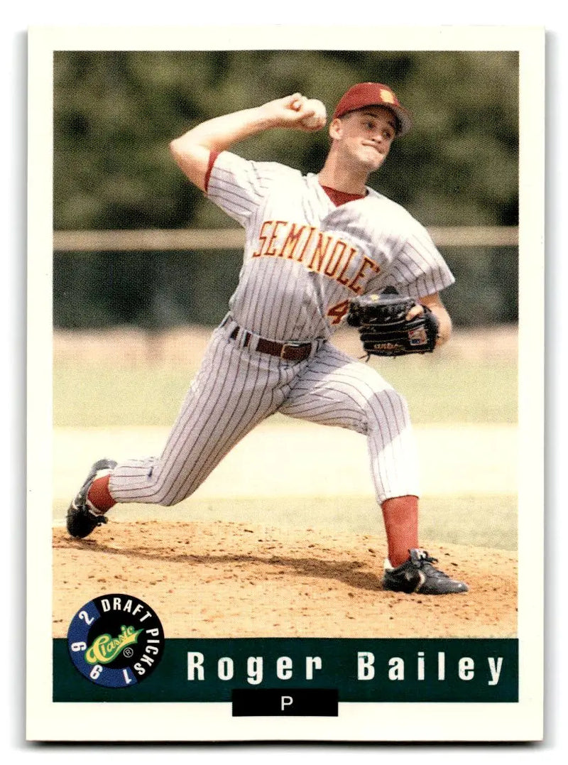 1992 Classic Draft Picks #71 Roger Bailey - Baseball Card Single