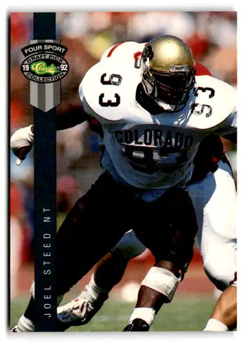 1992 Classic Four Sport #114 Joel Steed NM Near Mint Steelers ID:74426 - Football Card Single