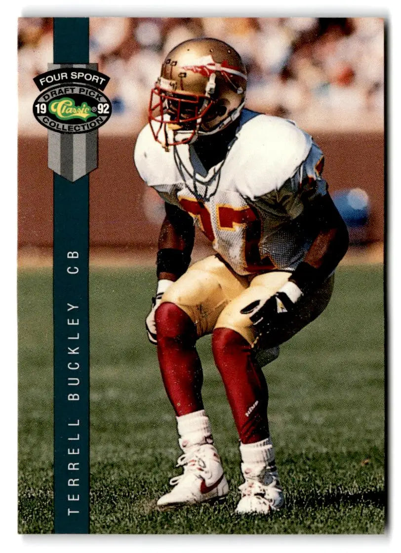 1992 Classic Four Sport #127 Terrell Buckley - Football Card Single