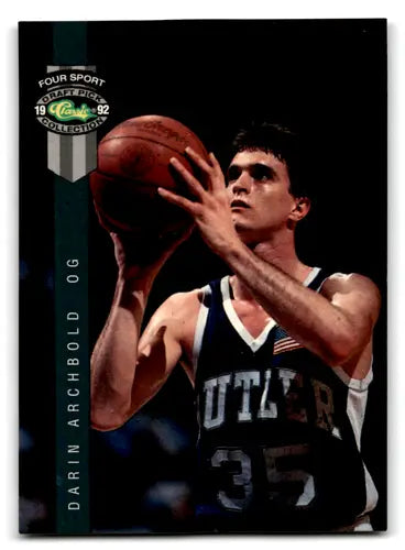 Basketball trading card from the 1992 Classic Four Sport series featuring Darin Archbold