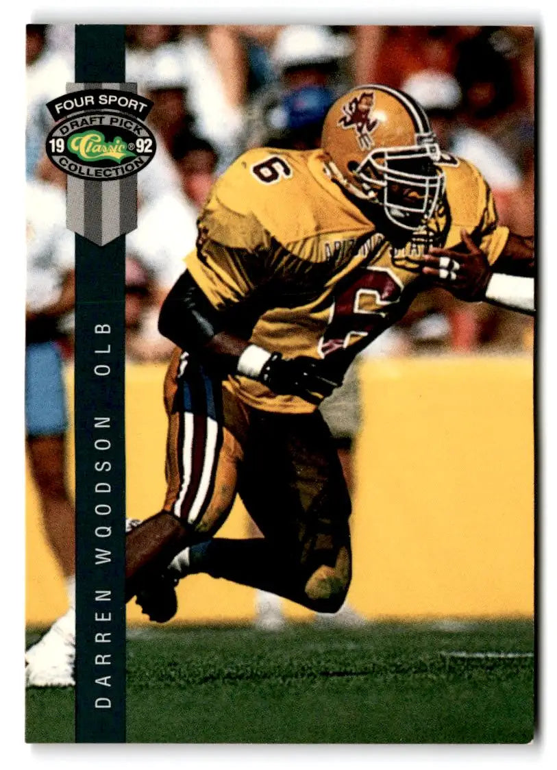 1992 Classic Four Sport #134 Darren Woodson - Football Card Single