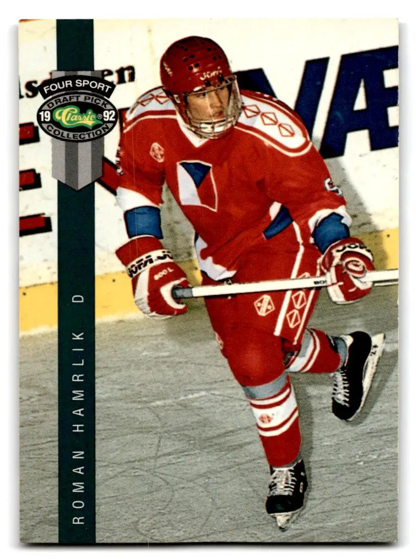 1992 Classic Four Sport #151 Roman Hamrlik - Hockey Card Single