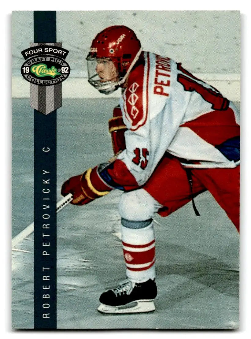 1992 Classic Four Sport #156 Robert Petrovicky - Hockey Card Single