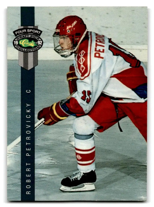 1992 Classic Four Sport #156 Robert Petrovicky - Hockey Card Single