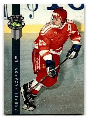 1992 Classic Four Sport #157 Andrei Nazarov - Hockey Card Single