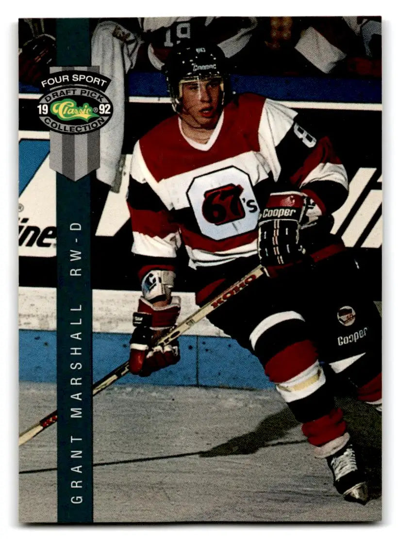 1992 Classic Four Sport #162 Grant Marshall - Hockey Card Single