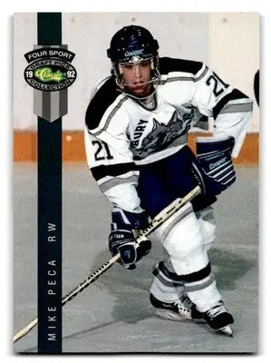 1992 Classic Four Sport #166 Mike Peca - Hockey Card Single