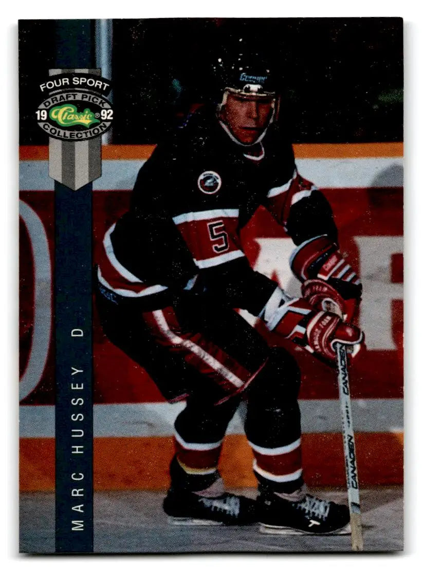 1992 Classic Four Sport #167 Marc Hussey - Hockey Card Single