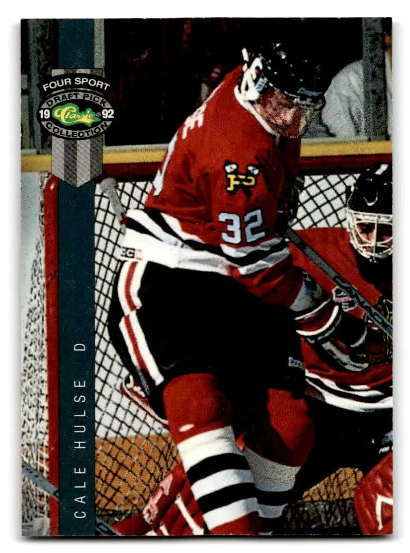 1992 Classic Four Sport #170 Cale Hulse - Hockey Card Single