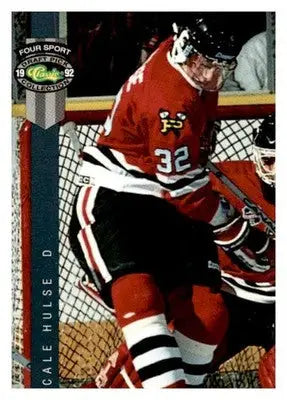 1992 Classic Four Sport #170 Cale Hulse - Hockey Card Single