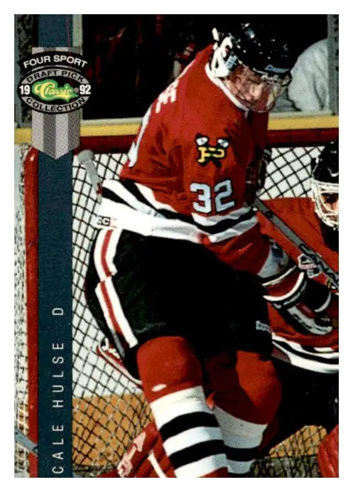 1992 Classic Four Sport #170 Cale Hulse - Hockey Card Single