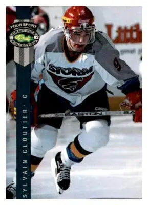 1992 Classic Four Sport #171 Sylvain Cloutier - Hockey Card Single