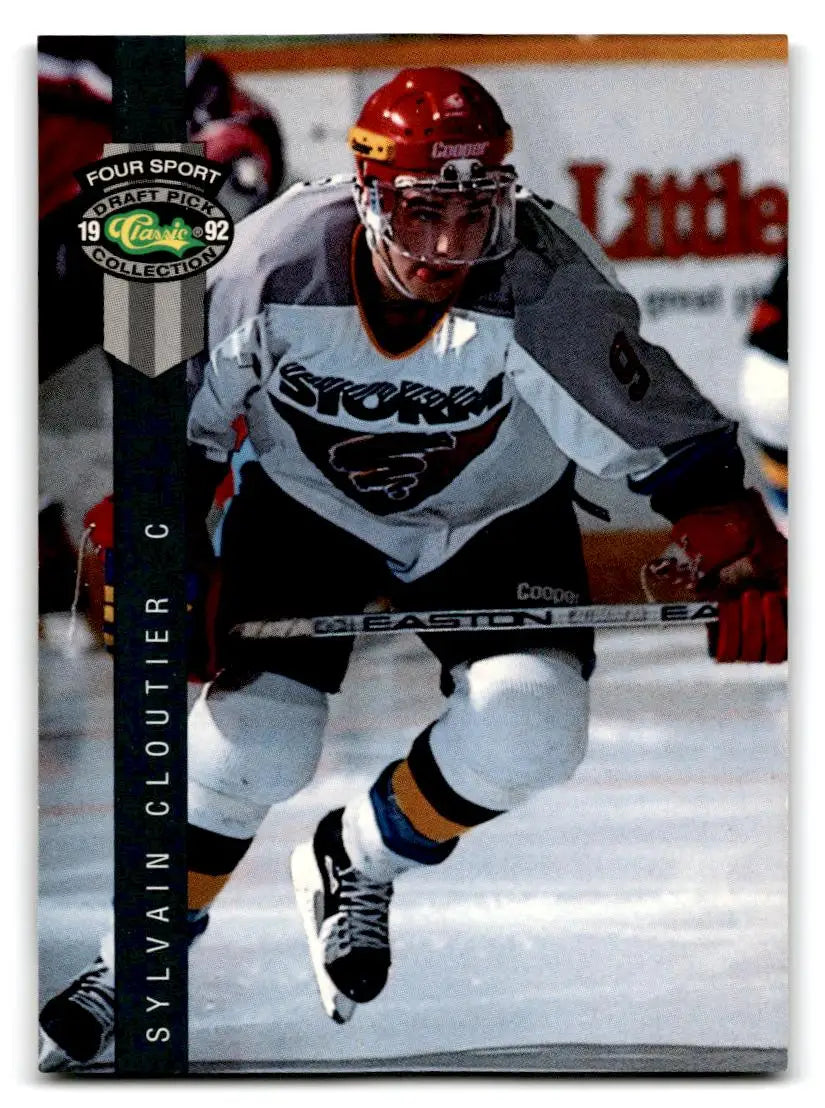 1992 Classic Four Sport #171 Sylvain Cloutier - Hockey Card Single