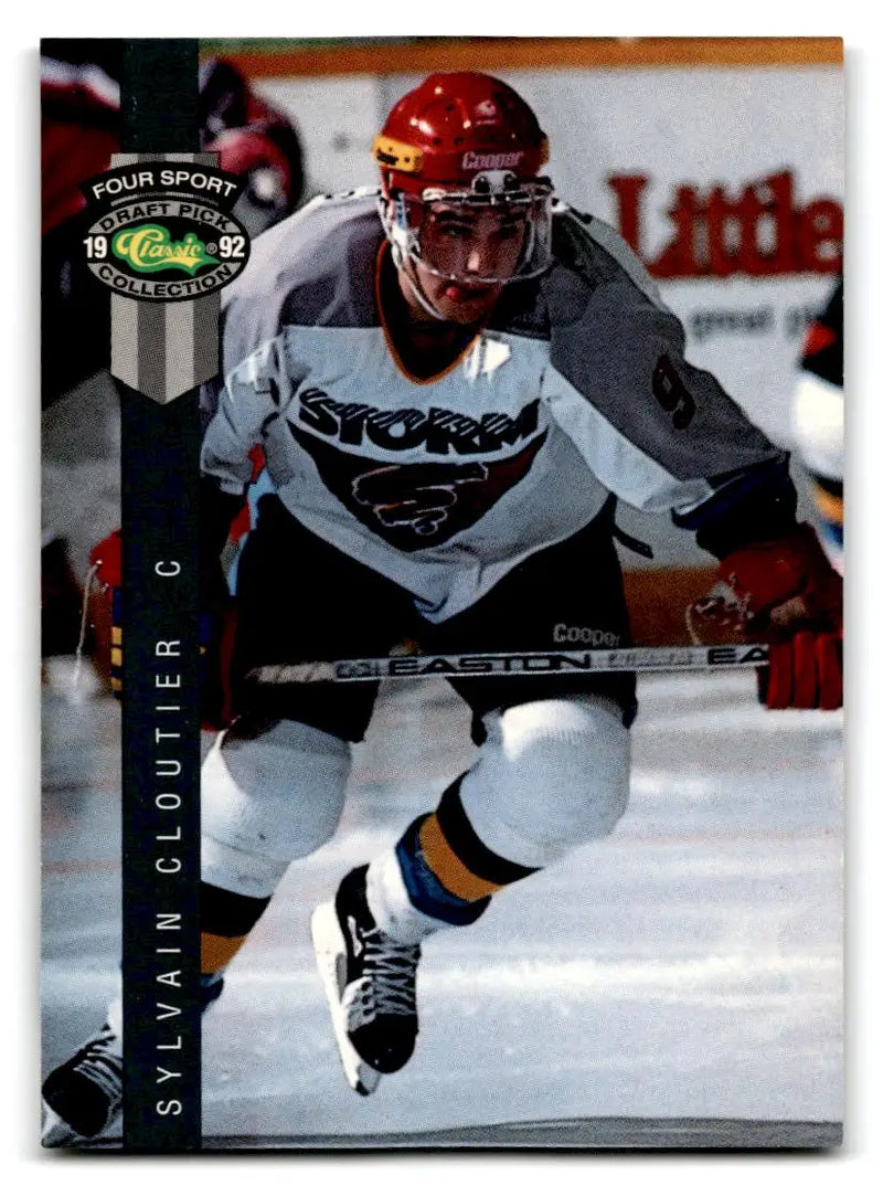 1992 Classic Four Sport #171 Sylvain Cloutier - Hockey Card Single