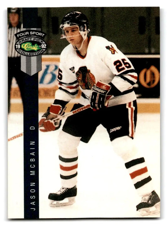 1992 Classic Four Sport #174 Jason McBain - Hockey Card Single