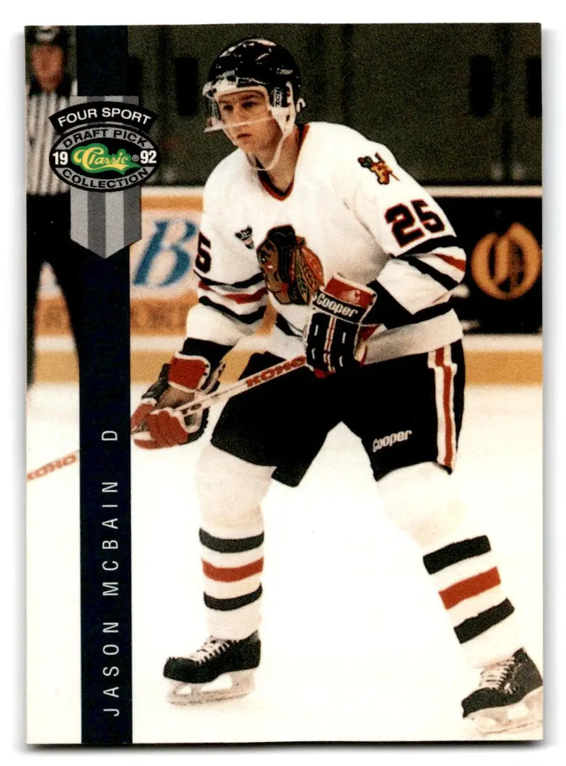 1992 Classic Four Sport #174 Jason McBain - Hockey Card Single