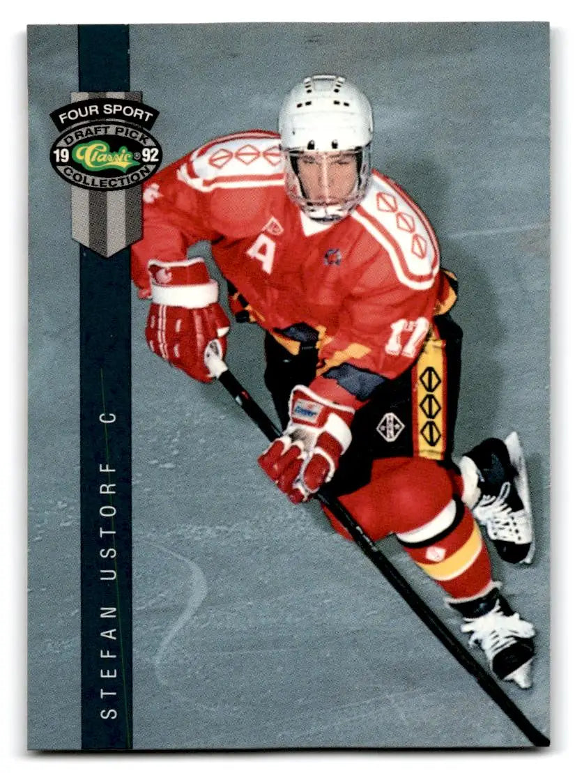 1992 Classic Four Sport #178 Stefan Ustorf - Hockey Card Single